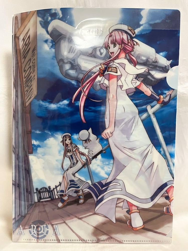 Amazon.co.jp: ARIA 原作A4クリアファイル セットB A4サイズ3枚